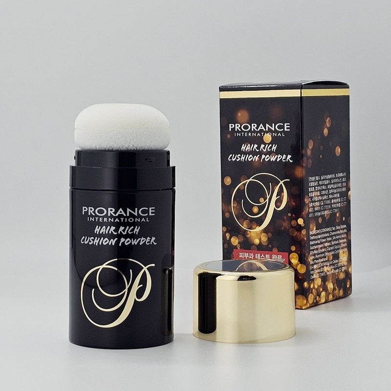 Prorance Hair Rich Black Chae Cushion Powder Empty Hair Cover