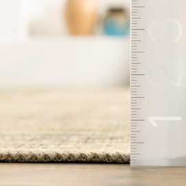 nuLOOM Chana Printed Framed Trellis Flatweave Area Rug, 5x8, Beige