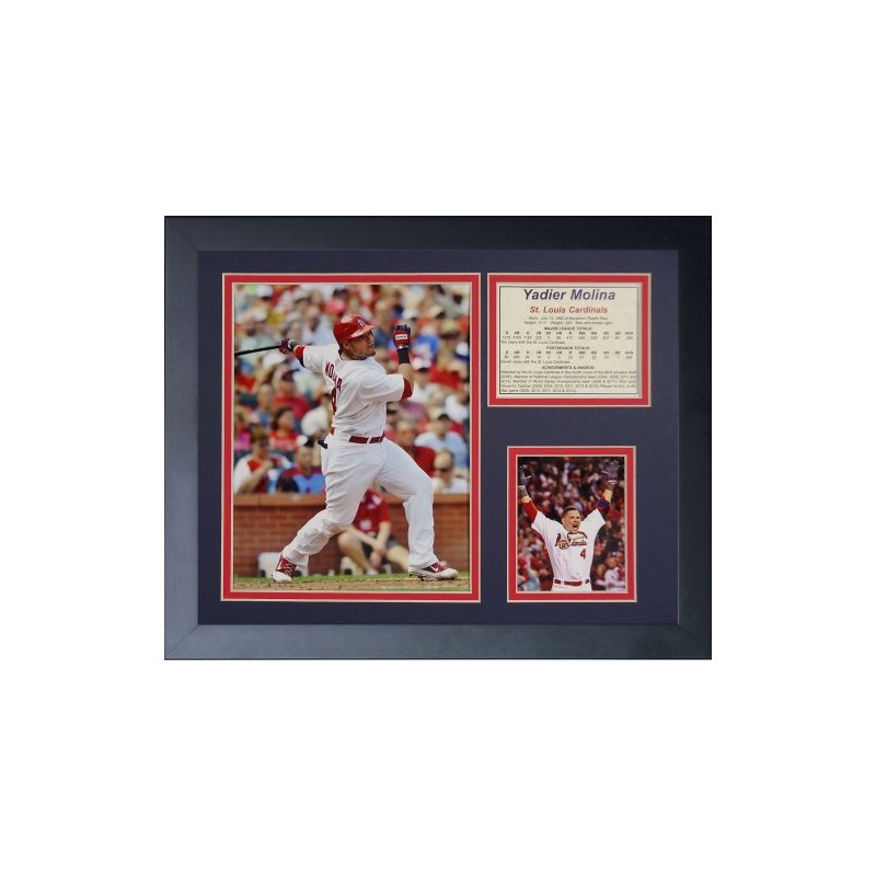 Legends Never Die "Yadier Molina Framed Photo Collage, 11 x