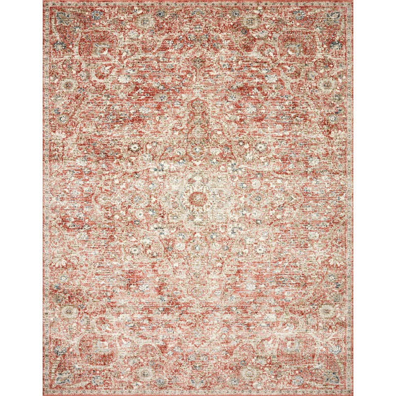 Loloi II Saban Rust/Beige 7'-10" x 10' Area Rug
