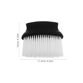 OATIPHO Hairdressing Tools Barber Neck Brush Face Cleaning Brush Soft Bristles Essential Barber Accessory
