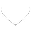 Suplight Womens Necklaces 925 Sterling Silver Heart Letter Initial Necklaces