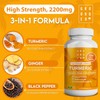 Grounded Turmeric Tablets 2,200mg with Black Pepper & Ginger 35:1