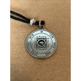 Unbranded Key of Solomon TALISMAN Ultimate Love Pentacle Pewter Pendant w/ Chord Necklace
