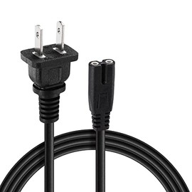 Power Cord for Canon Pixma TS9120 MX922 MG2522 G4210 MG7720 MG6822 MG6821 MG6820 MG5722 MG5721 MG5720 Pixma pro 100 Pro-100 MX472 492 495 MG2920 7520 2 Prong Power Cord Replacement AC Cable