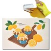 BLITZ Blitz 100% Natural Fiber German Fukin Lemon Cupcake Dish Towel