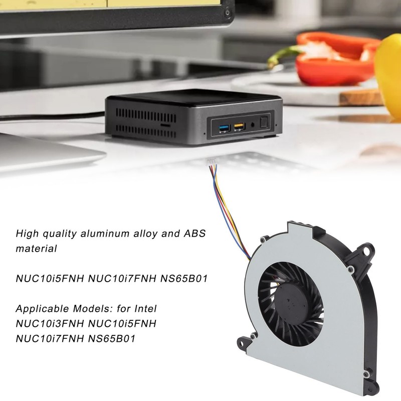 Laptop Cooling Fan 4 Pin Aluminum Alloy CPU Cooling Fan