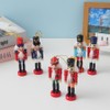 Wisplye Christmas Nutcracker Ornaments, Pack of 6 Christmas Nutcracker Soldier