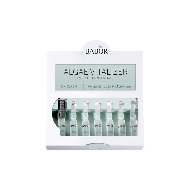 BABOR Algae Vitalizer, Ampollas para el rostro, Con extracto de