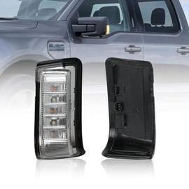 Convitex LED Turn Signal Light for Ford F150 2021–2024, Left Side Door Mirror Turn Signal Lamp Assembly, Waterproof, Plug and Play, OE Style Replacement