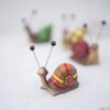 Garden Mile® Set of 4 Brightly Coloured Shell Snail and