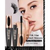 Black Waterproof Mascara, HOUSN 4D Mascara with False Eyelash Effect,