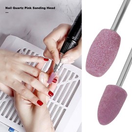 Be In Your Mind 2 Set/24pcs Nail Drill Bits Set Nail Art File Bits Tools Quartz Nail Drill Heads Manicure Accessories 2.35mm Shank for Manicure Pedicure Nail Polishing Burr