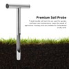 T Style Handle Soil Test Kits, Stainless Steel Material Soil