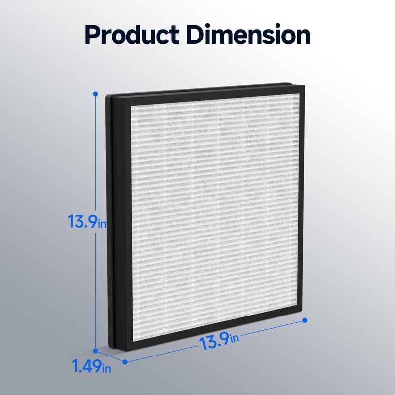 Harebery 2 Pack Max V-Series Replacement Filter Compatible with Wynd