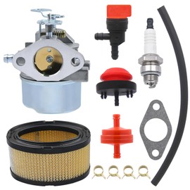 Aulavik 640052 Carburetor for Tecumseh HMSK80 HMSK90 8hp 9hp 10hp LH318SA LH358SA for Snow Blower Generator Chipper Shredder 640054 640349 640058 640058A Oregon 50-659 STENS 520-92 with filter