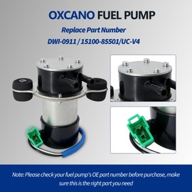 OXCANO 12V Fuel Pump UC-V4 15100-85501 Compatible with Suzuki Carry Every DB51T DD51T DC51T DA51T F6A F5A engine Low pressure Fuel Pump DWI-0911