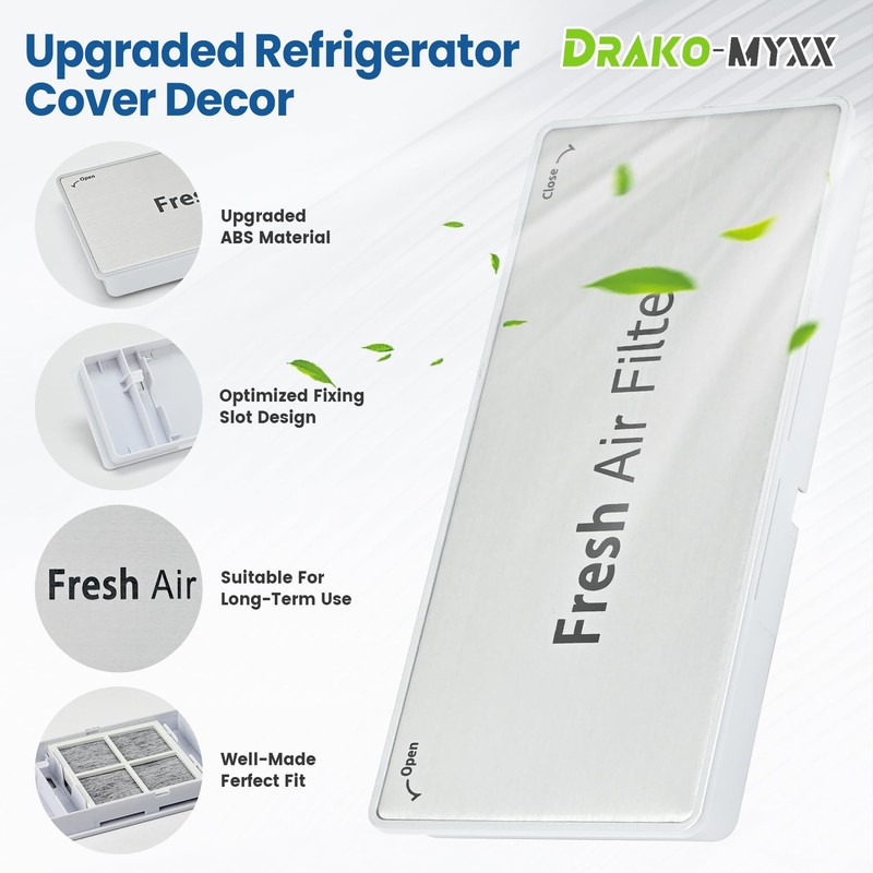 ADQ75493301 2026 New Upgraded Refrigerator Air Filter Cover Replacement, Fresh