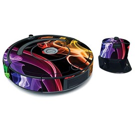 MightySkins Skin for iRobot Roomba 675 Max Coverage - Bright Smoke | Protective, Durable, and Unique Vinyl Decal wrap Cover | Easy to Apply, Remove, and Change Styles | Made in The USA