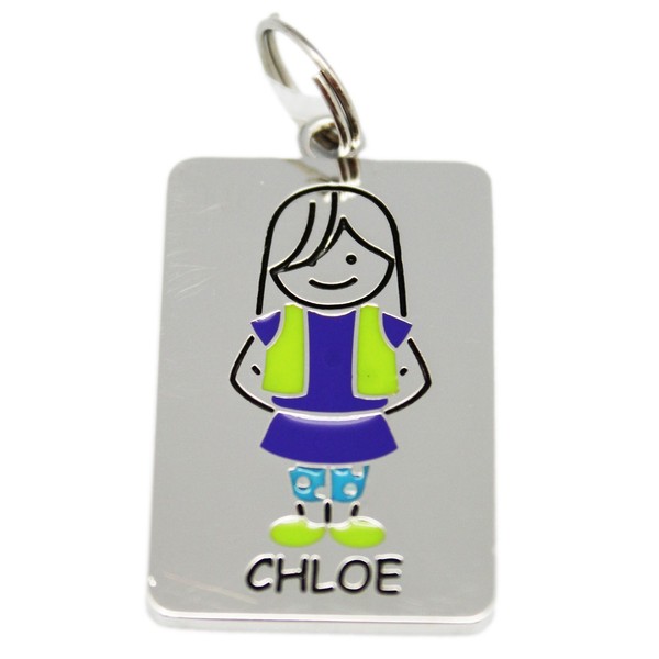 Ganz Kids Tag Charms - My Kids Keyring and Necklace - Chloe