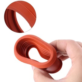 Adunsiaoto Turbo Intake Seal, Car Turbo Intake Gasket, Engine Bleed Gasket Set, Rubber Turbo Air Pipe Sleeve, Car Turbo Air Charging Hose Gasket Turbo Sleeve, For 206 207 307 308 407