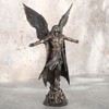 Veronese 11 Inch Tall Ascending Angel Cold Cast Resin Antique