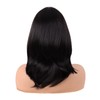 MapofBeauty 45 cm Layered Bangs Straight Synthetic Fibre Shoulder Length