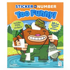 Sticker by Number Too Funny!