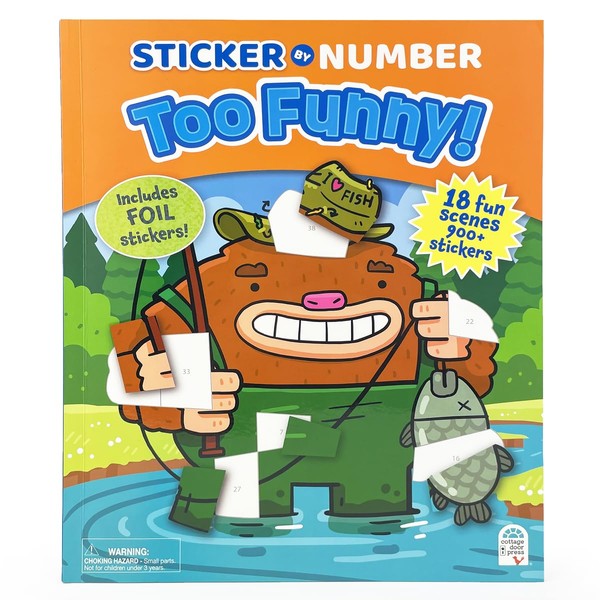 Sticker by Number Too Funny!