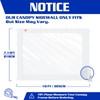 FANPAT 3Pcs Clear Canopy Sidewalls for 10x10 Pop Up Tent,