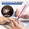 AIRSEE Professional Manicure Pedicure Kit,Cordless 6 in 1 Electric Nail