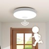 ICHIYO LED Motion Sensor Ceiling Light, Small, Daylight White, 1100