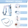 TIESOME Cat Harness and Leash Set, Adjustable Gradient Kitten Harness