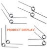 Ctyjia 10 PCS 304 Stainless Steel Torsion Spring, 0.7mm Wire