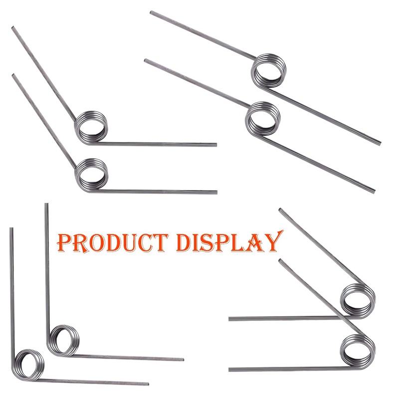 Ctyjia 10 PCS 304 Stainless Steel Torsion Spring, 0.7mm Wire