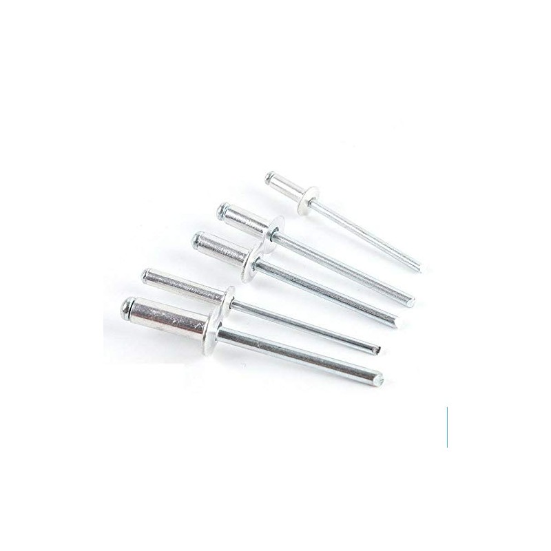 Rivets Aluminium Pop Rivets Large Flange, Open-End Dome Head Blind
