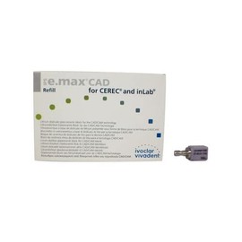 Ivoclar Vivadent 605331 IPS e.max CAD CEREC inLab LT Blocks A3.5 C14 5/Pk