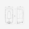 Jofel - Automatic Foam Soap Dispenser Wall Mounted Refillable 1L