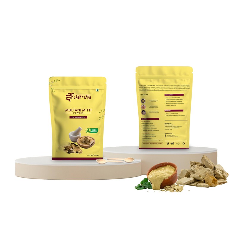 Premium Multani Mitti Powder - Natural Detox & Pore Cleansing