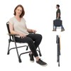BESTHLS 2 Pack Folding Camping Chair, 600D Oxford with Wooden