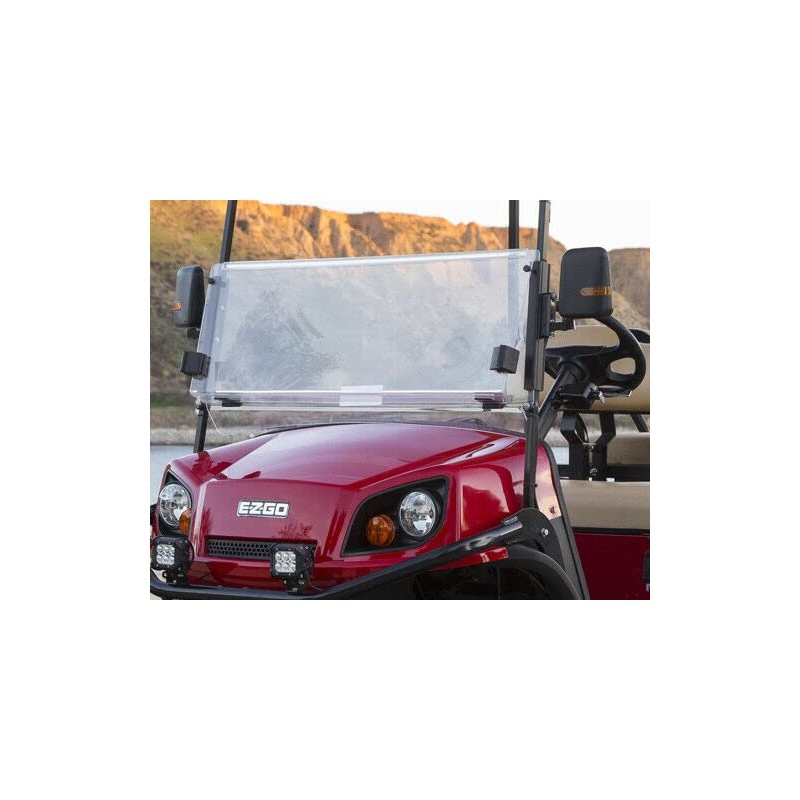 EZGO Express S4/L4 (with 3/4" frame) Golf Cart Folding Windshield