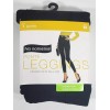 No Nonsense Women's Ponte Knit Pintuck Legging, Black, M 8-10