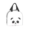 Hulnulnu Panda Kawaii Lunch Bag, Waterproof, Reusable, Durable, Stylish, Aluminum