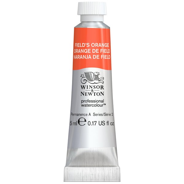 Winsor & Newton 0102418 Professional Watercolour - Field's Orange, 5