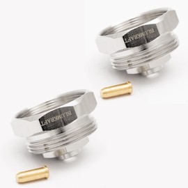 BLUMKRAFT Set of 2 Radiator Adaptors M30 x 1.0 Fine Thread to M30 x 1.5 Thermostat/Thermostatic Head (M30 1.0-1.5)