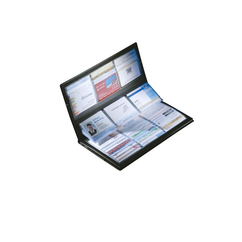 Sigel 90 x 58mm Business Card Album - Black