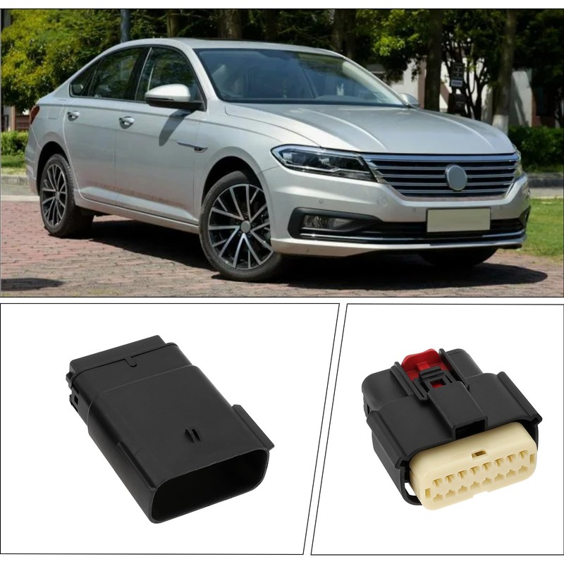 ECSiNG 1 Set 16 Pin Wire Connector Automotive Lamp Light
