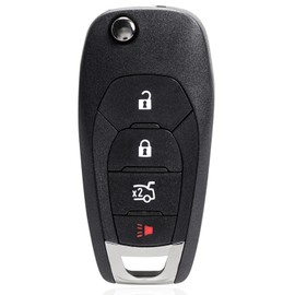 TOP-VIGOR Keyless Entry Remote Control Car Key Fob Replacement Compatible with Chevy Cruze 2016 2017 2018 2019, 315MHz ID46 Chip 4 Button for LXP-T003 13514135