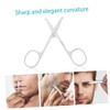 Didiseaon Nose Hair Eyebrow Scissors Set Stainless Steel Rounded Edges