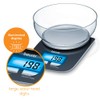 Beurer KS25 Digital Kitchen Scale | With 1.2l weighing bowl